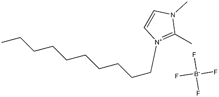 3-Decyl-1,2-dimethyl-1H-imidazolium tetrafluoroborate Structure