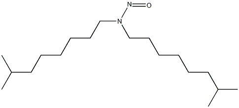 N-Nitroso-N,N-di-(7-methyloctyl)amine Structure