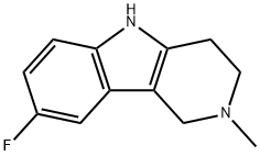 8-fluoro-2-methyl-2,3,4,5-tetrahydro-1H-pyrido[4,3-b]indole 구조식 이미지
