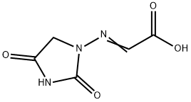 2-[(2,4-디옥소-1-이미다졸리디닐)이미노]아세트산 구조식 이미지
