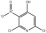 2,6-Dichloro-3-nitropyridin-ol 구조식 이미지
