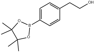 2-(4-(4,4,5,5-Tetramethyl-1,3,2-dioxaborolan-2-yl)phenyl)ethanol 구조식 이미지