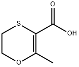 2-메틸-5,6-디히드로-1,4-옥사틴-3-카르복실산 구조식 이미지