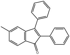5-메틸-2,3-디페닐-1H-인덴-1-온 구조식 이미지