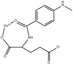 66104-81-2 N-[4-(Methylamino)benzoyl]-L-glutamic acid zinc salt