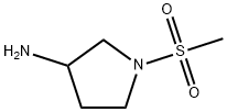 3-Amino-1-methanesulfonylpyrrolidine 구조식 이미지