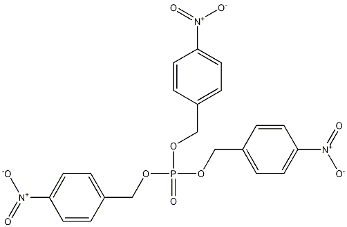 Tris(p-nitrobenzyl) Phosphate 구조식 이미지