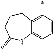 6-bromo-4,5-dihydro-1H-benzo[b]azepin-2(3H)-one 구조식 이미지
