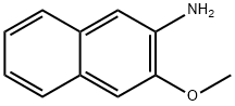 2-Amino-3-methoxynaphthalene 구조식 이미지