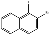 2-Bromo-1-iodonaphthalene Structure