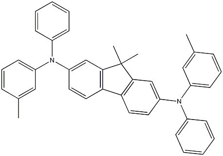 9,9-Dimethyl-N,N'-bis(3-methylphenyl)-N,N'-diphenyl-9H-fluorene-2,7-diamine Structure