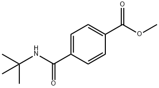 N-t-Butyl 4-(methoxycarbony)benzamide 구조식 이미지