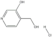 3-Hydroxy-4-pyridinemethanol hydrochloride 구조식 이미지