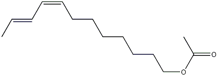 (Z,E)-8,10-Dodecadienyl acetate Structure