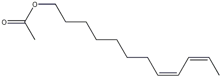 (Z,Z)-8,10-Dodecadienyl acetate Structure