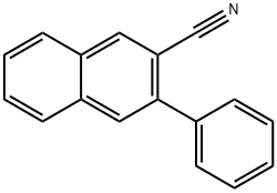 3-Phenylnaphthalene-2-carbonitrile 구조식 이미지