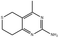 7,8-Dihydro-4-methyl-5H-thiopyrano[4,3-d]pyrimidin-2-amine Structure