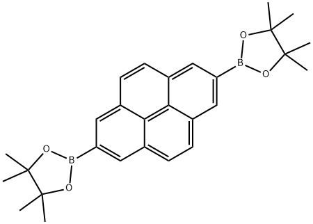 2,7-Bis(4,4,5,5-tetramethyl-1,3,2-dioxaborolan-2-yl)pyrene 구조식 이미지