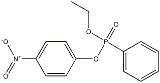 Phosphonic acid, phenyl-, ethyl 4-nitrophenyl ester, (+)- Structure