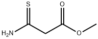 methyl 3-amino-3-thioxopropanoate 구조식 이미지