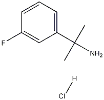2-(3-FLUOROPHENYL)PROPAN-2-AMINE HYDROCHLORIDE 구조식 이미지