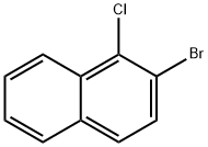 2-Bromo-1-chloronaphthalene Structure
