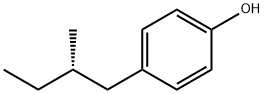 (S)-(+)-4'-2-Methylbutylphenol 구조식 이미지