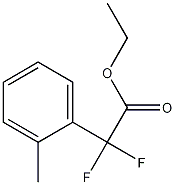 Ethyl 2,2-difluoro-2-o-tolylacetate 구조식 이미지