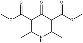 2,6-Dimethyl-4-oxo-piperidine-3,5-dicarboxylic acid dimethyl ester 구조식 이미지