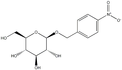 (4-Nitrophenyl)methyl-beta-D-glucopyranoside Structure