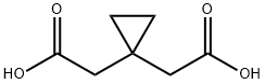 1,1-Cyclopropanediacetic acid Structure