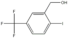 2-Iodo-5-(trifluoromethyl)benzyl alcohol Structure
