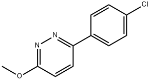 3-(4-chlorophenyl)-6-methoxypyridazine Structure