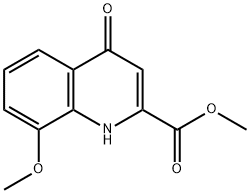 Methyl4-hydroxy-8-methoxyquinoline-2-carboxylate 구조식 이미지