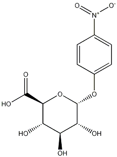 4-Nitrophenyl alpha-D-Glucuronide Structure