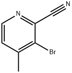 3-bromo-4-methylpicolinonitrile Structure