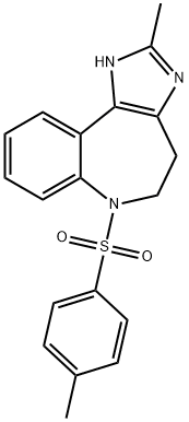 2-Methyl-6-[(4-methylphenyl)sulfonyl]-1,4,5,6-tetrahydroimidazo[4,5-d][1]benzazepine 구조식 이미지