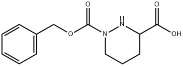 Tetrahydro-1,3(2H)-pyridazinedicarboxylic acid 1-(phenylmethyl) ester Structure