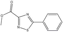 methyl 5-phenyl-1,2,4-thiadiazole-3-carboxylate 구조식 이미지