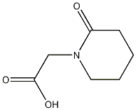 (2-OXOPIPERIDIN-1-YL)ACETIC ACID 구조식 이미지