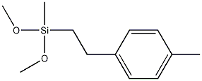 (p-methylphenethyl)methyldimethoxysilane,95% 구조식 이미지
