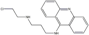 N-(9-Acridinyl)-N'-(2-chloroethyl)-1,3-propanediamine Structure