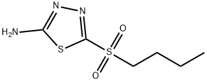 5-(butylsulfonyl)-1,3,4-thiadiazol-2-amine Structure