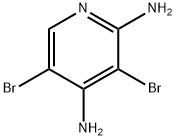 2,4-Diamino-3,5-dbromopyridine Structure