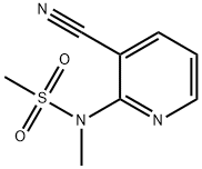 N-(3-cyanopyridin-2-yl)-N-methylmethanesulfonamide 구조식 이미지