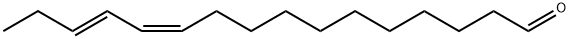 (Z,E)-11,13-Hexadecadienal Structure