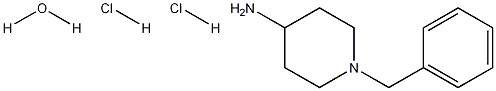 4-AMINO-1-BENZYLPIPERIDINE DIHYDROCHLORIDE HYDRATE 구조식 이미지