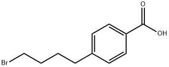 4-(4-bromobutyl)benzoic acid 구조식 이미지