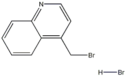 4-(브로모메틸)퀴놀린,브롬화수소산염 구조식 이미지