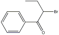 alpha-Bromobutyrophenone 구조식 이미지